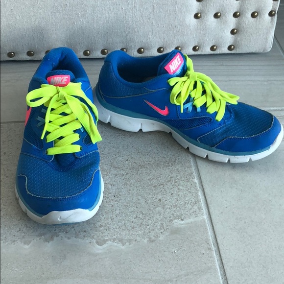 neon gym shoes
